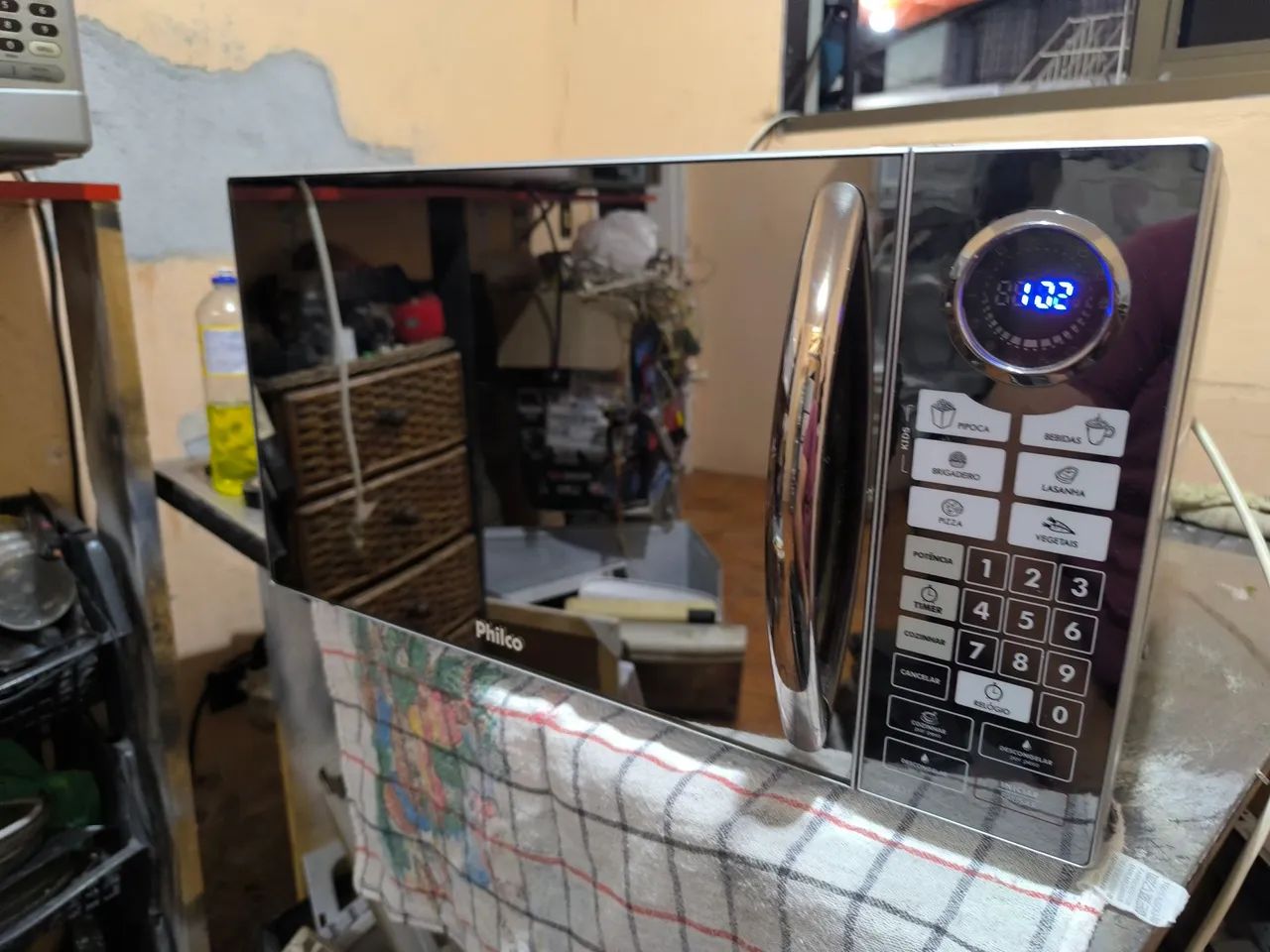 Microondas Philco 127V Espelhado  - Foto 3