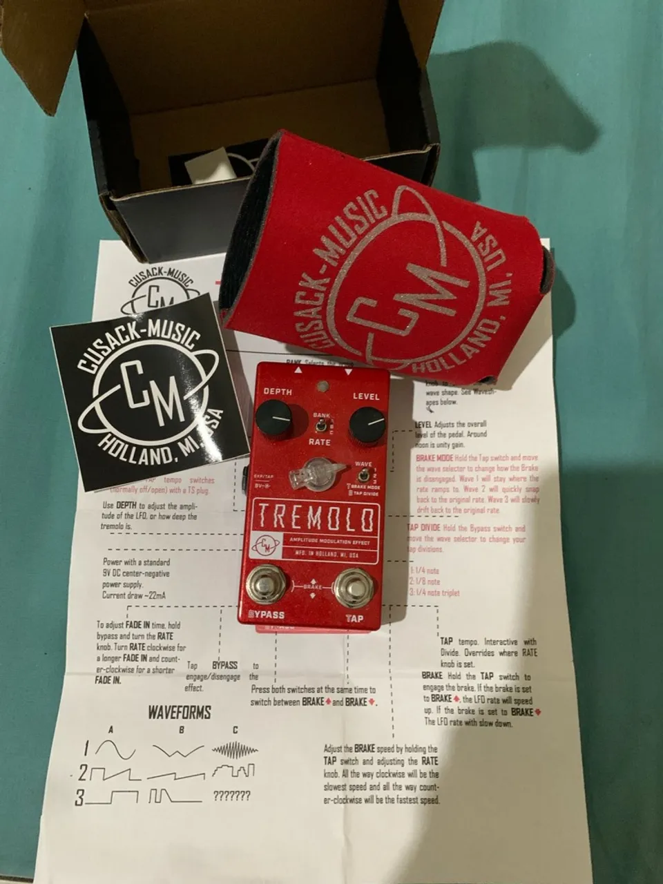 Pedal Tremolo Cusack Tap a Whirl AME