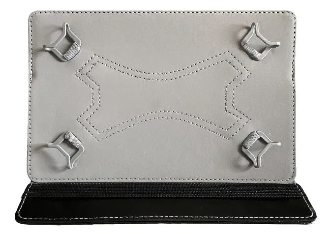 Kit Capa Carteira Universal Para Tablet 9 Polegadas Preta + Película Pet Hd Transparente - Foto 2