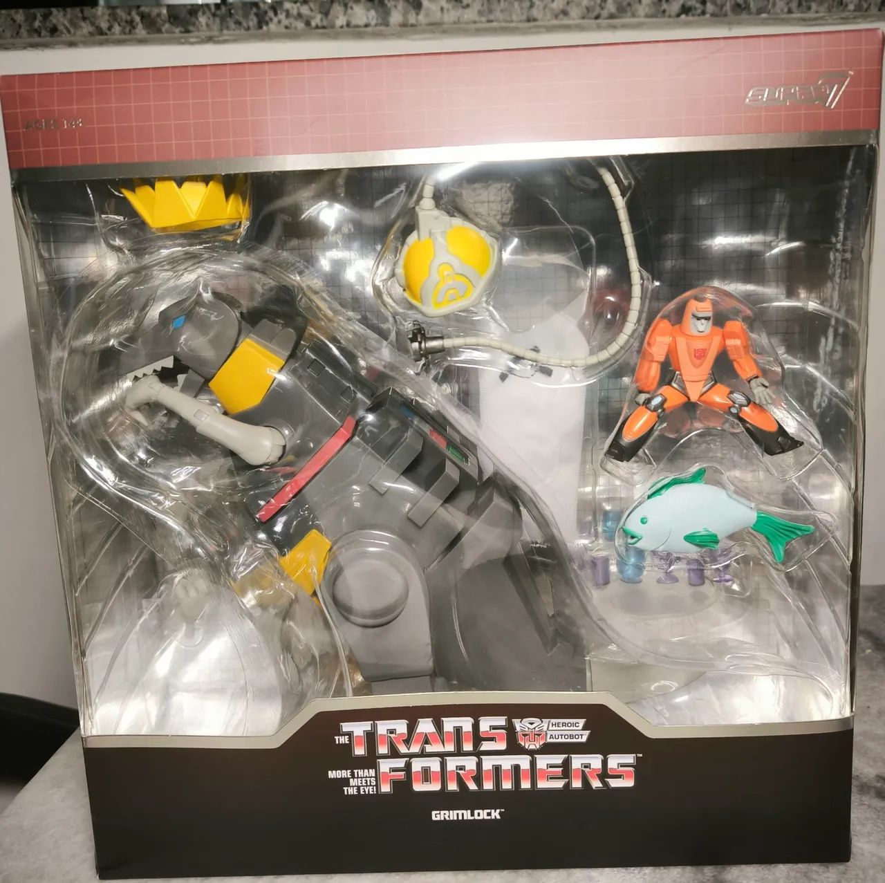 Transformers Grimlock G1 Super7 hasbro original lacrado  - Foto 3