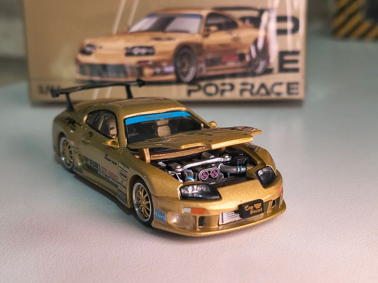Pop Race 1:64 Top Secret GT300 Toyota Supra MK4 premium