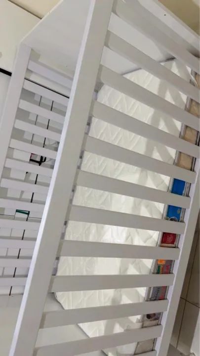 Berço de bebê branco - Foto 6