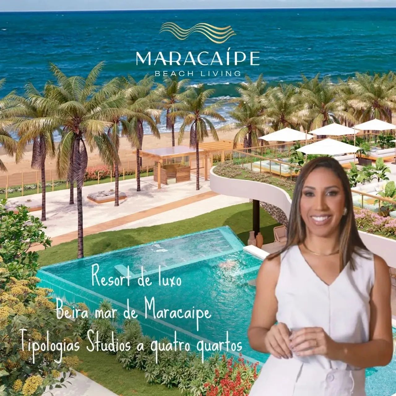 Flats a Beira Mar de Maracaípe - Porto de Galinhas | APARTAMENTO EM PORTO DE GALINHAS