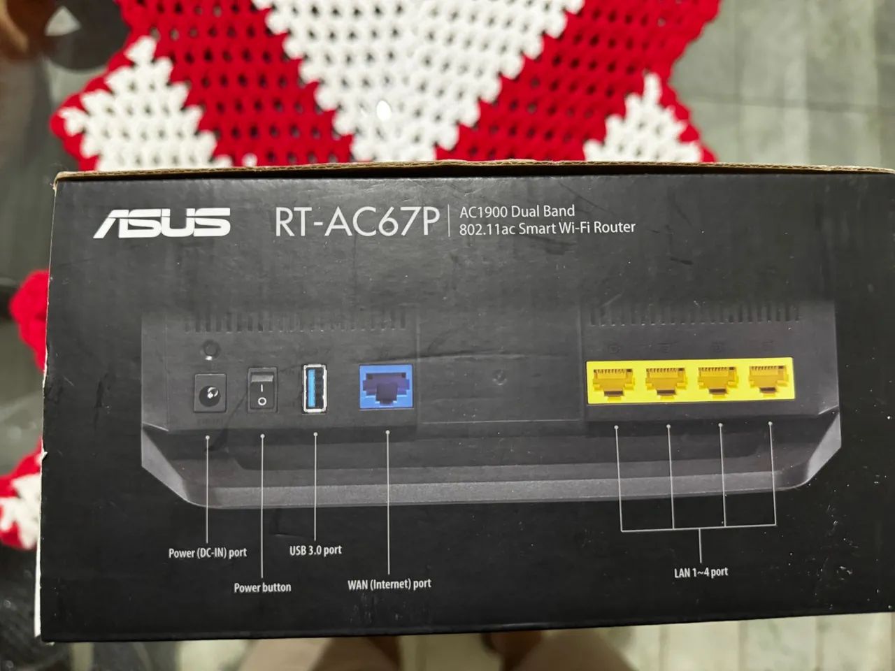 Roteador ASUS RT-AC67P AC1900 Dual Band 802.11ac - Foto 2