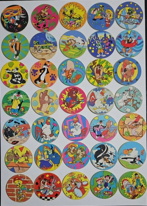 Tazos Looney Tunes Elma Chips 77/80