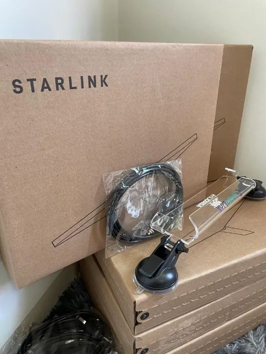STARLINK MINI + Cabo 12v + Suporte - Foto 2