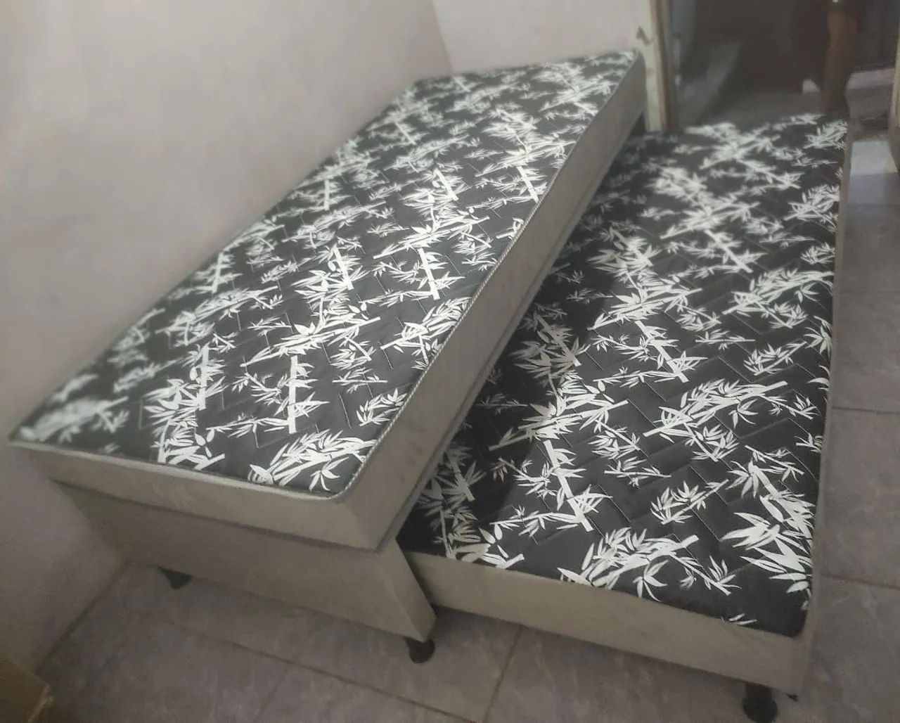 Cama Box Solteiro com Cama Auxiliar - Novas!!! - Foto 2