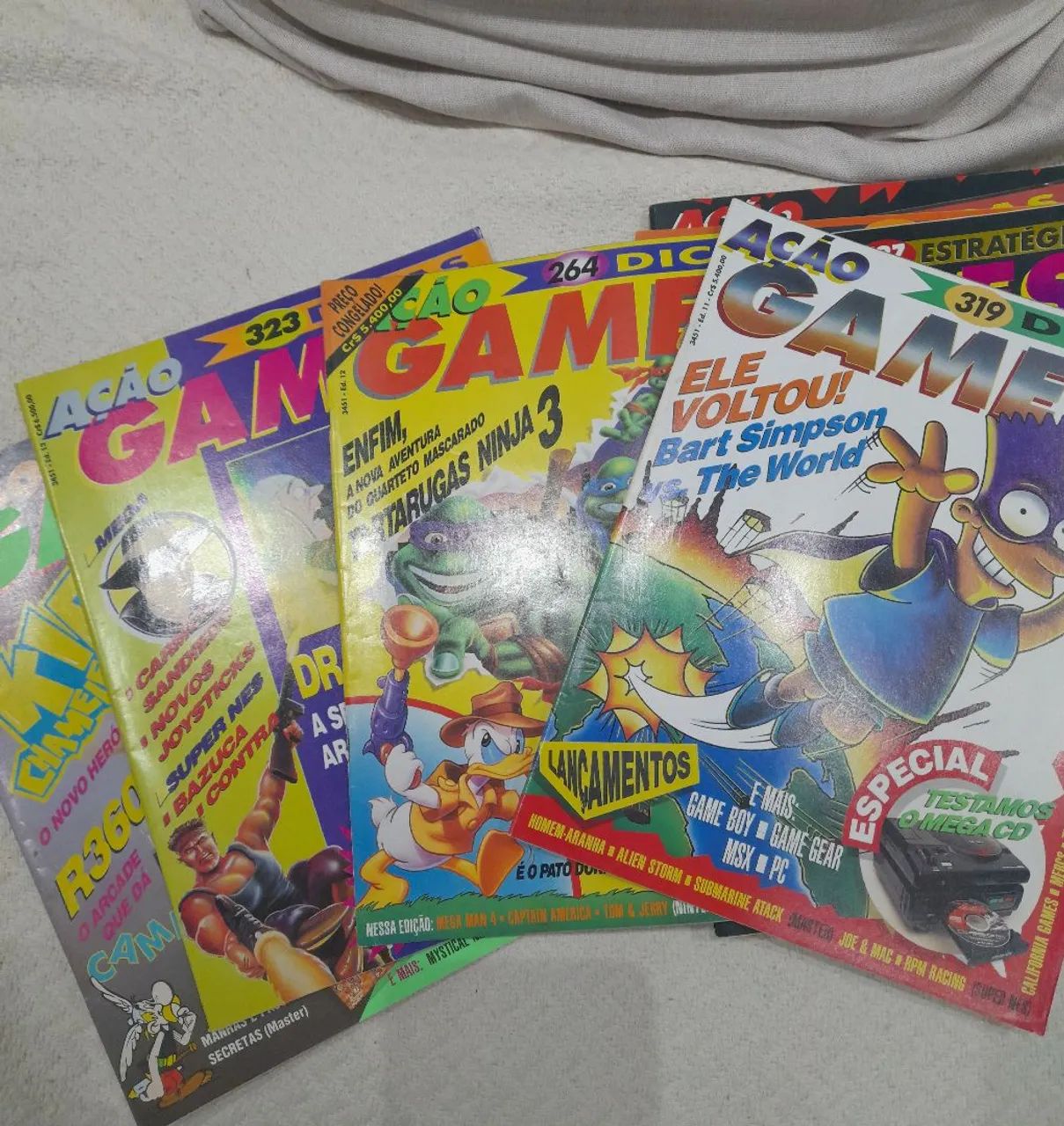  Lote de Ação Games- 8 revistas antigas  - Foto 3