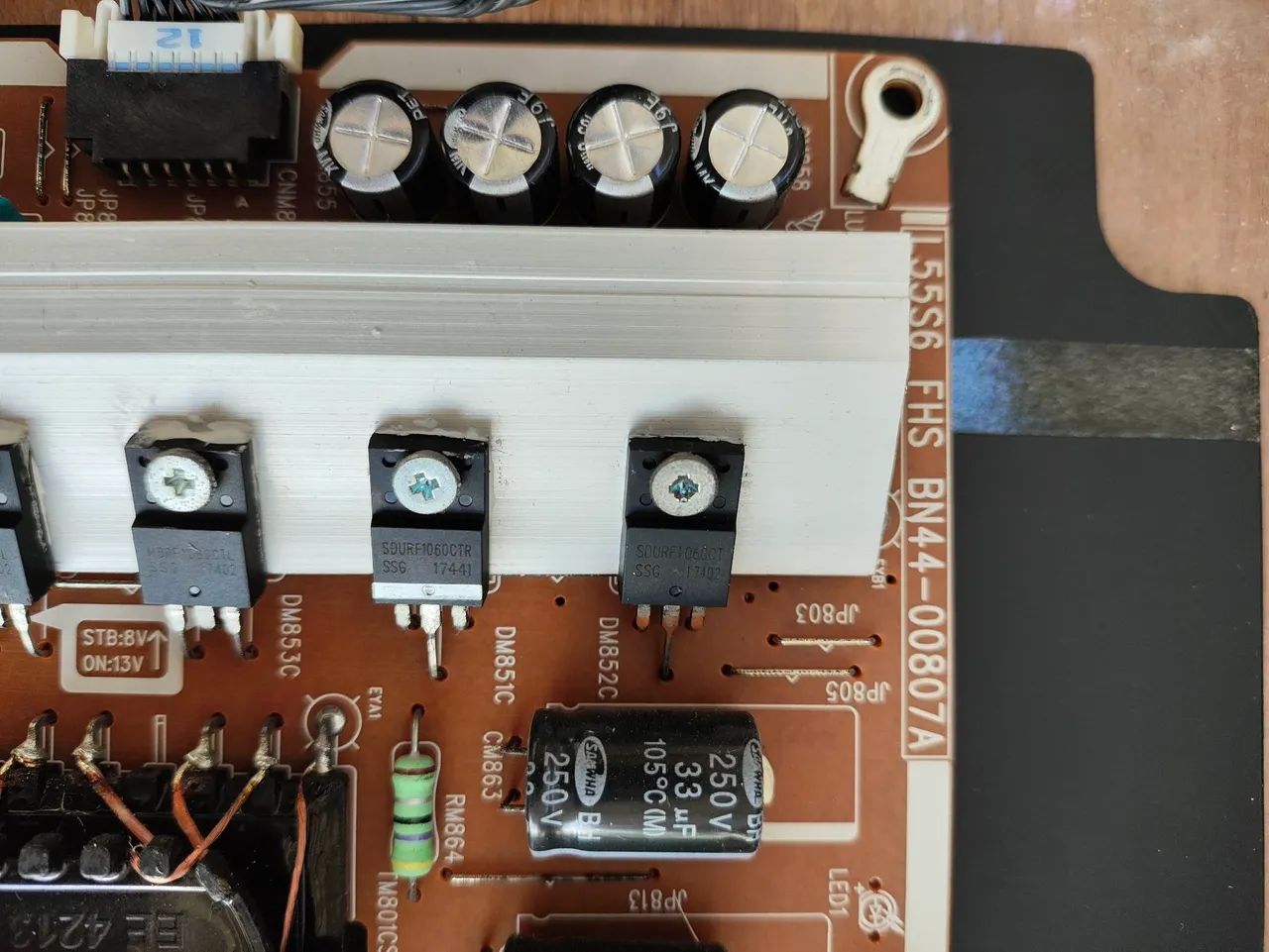 Placa Fonte Samsung UN55MU6500 - Peça para TV - Foto 3