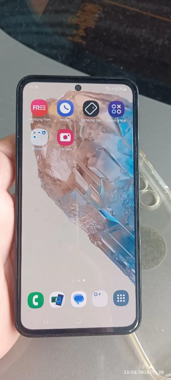 Samsung Galaxy M35 com 256gb e bateria 6.000mh