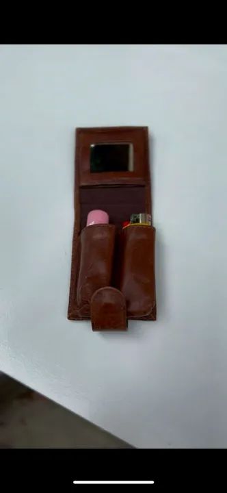 Porta batom em couro legítimo  - Foto 4