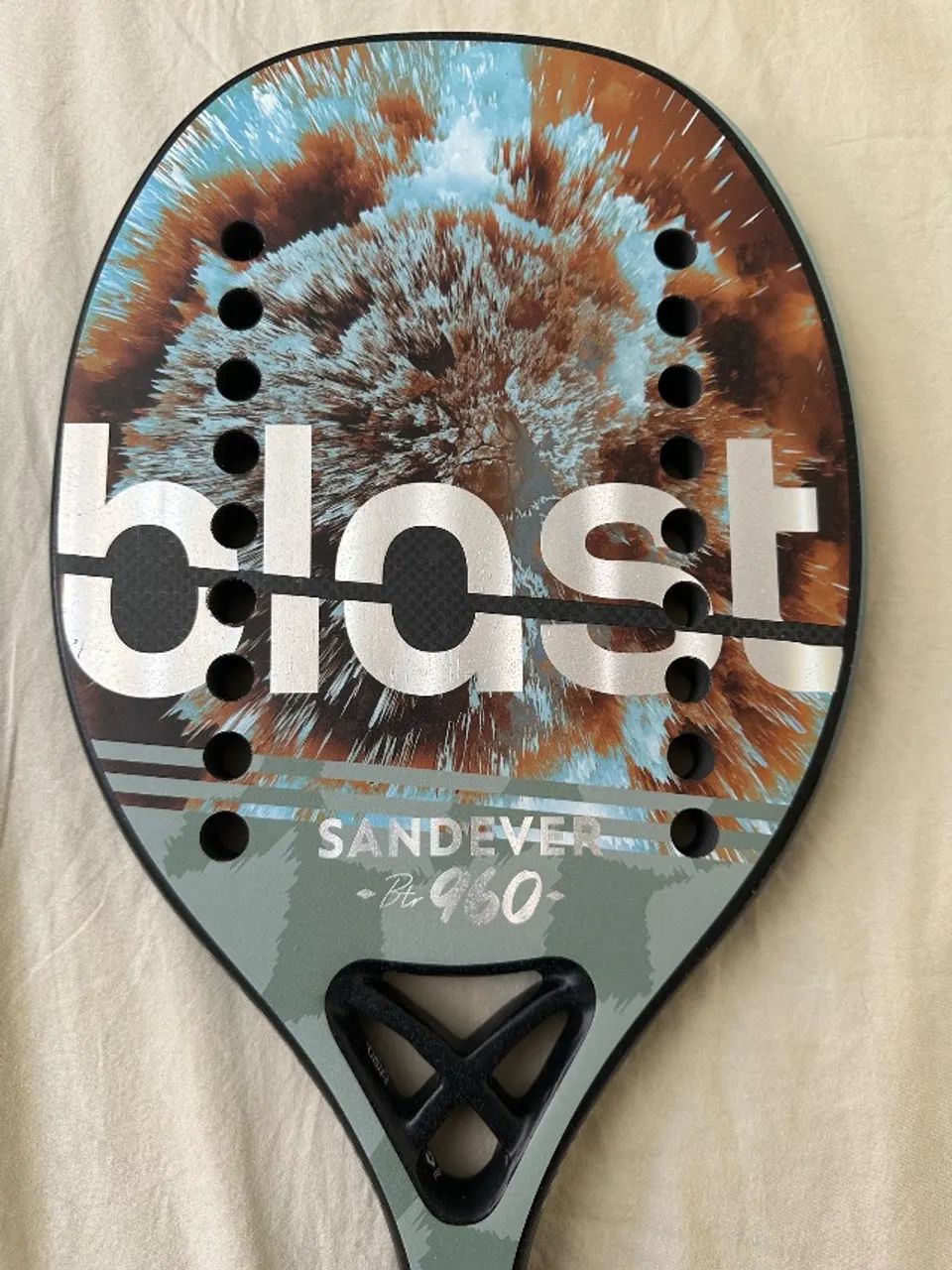 Raquete beach Tennis Blast 960 Sandever 3K fiber carbono - Foto 4