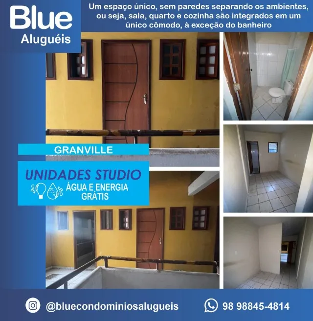 ALUGO KITNETS NO COHATRAC 1 QUARTO MOBILIADO E GARAGEM