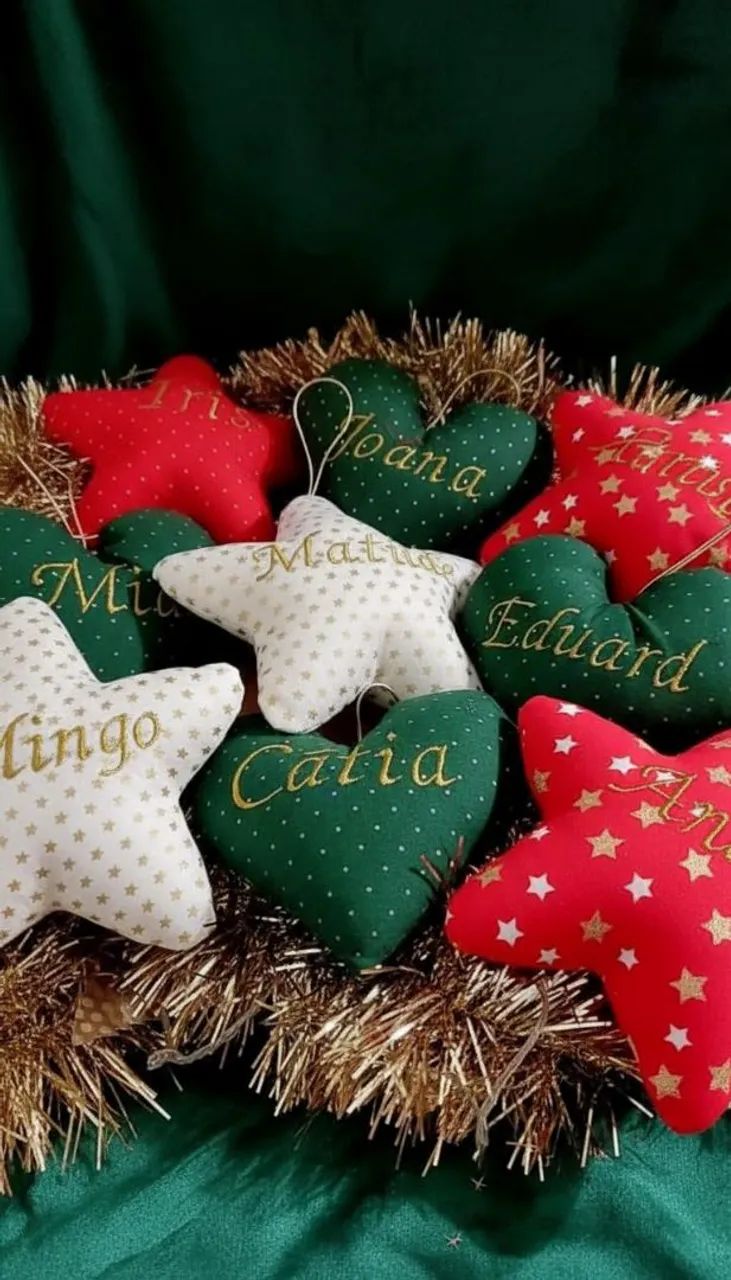 ? Estrelinhas Natalinas e coração  - Foto 6