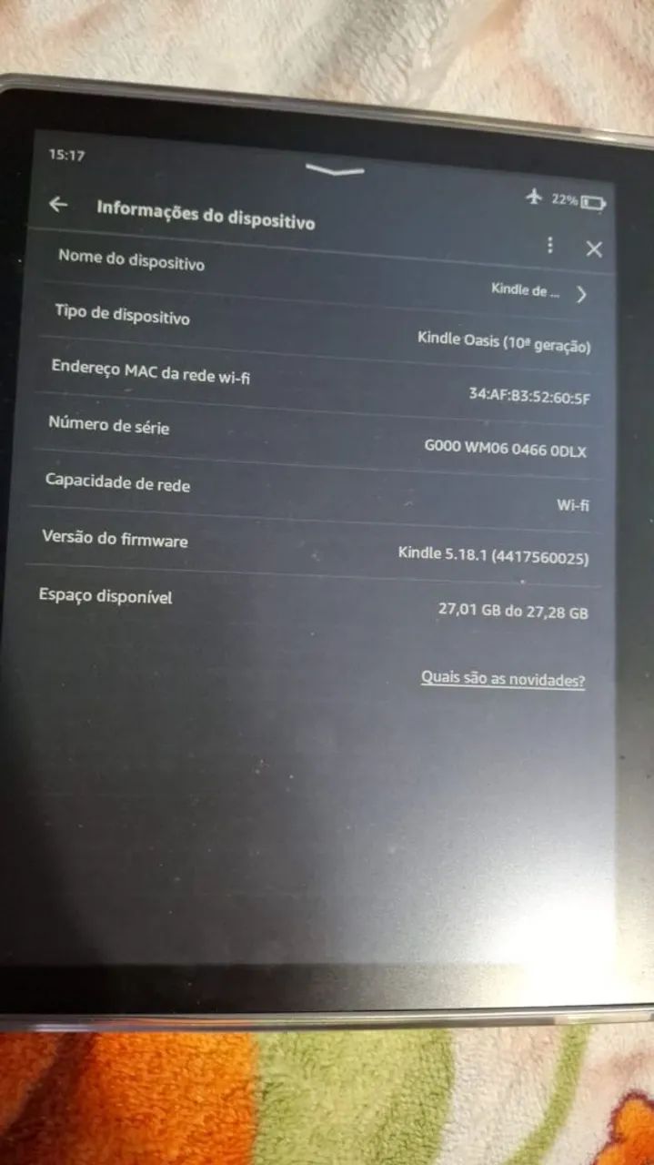 Kindle Oasis - Leitor digital - Foto 4
