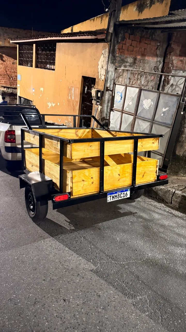 CARRETINHA FAZENDINHA 2,00 x 1,20 PRONTA ENTREGA E FABRICACAO DO SEU JEITO - Foto 4