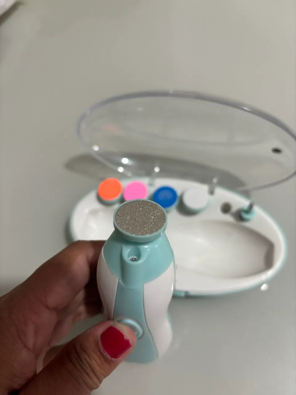 Cortador de unhas elétrico para bebês  - Foto 4