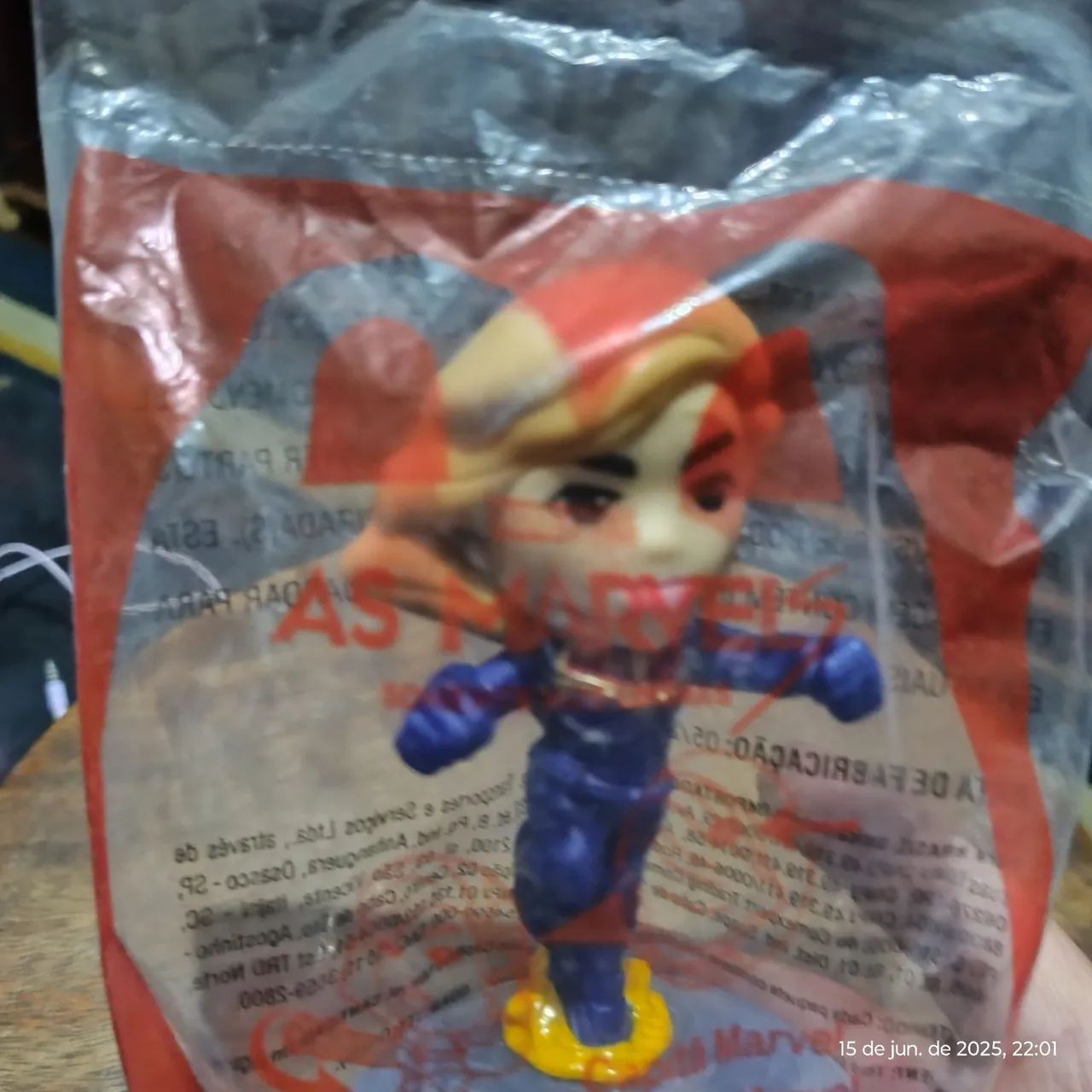 Action Figure Captain Marvel - Colecionável McDonalds  - Foto 5