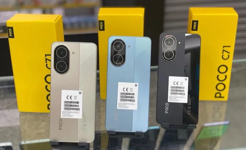 Celular POCO C71 128GB ROM + 4GB RAM  Versão 2025 Lacrado Entrega Grátis Custo Benefício