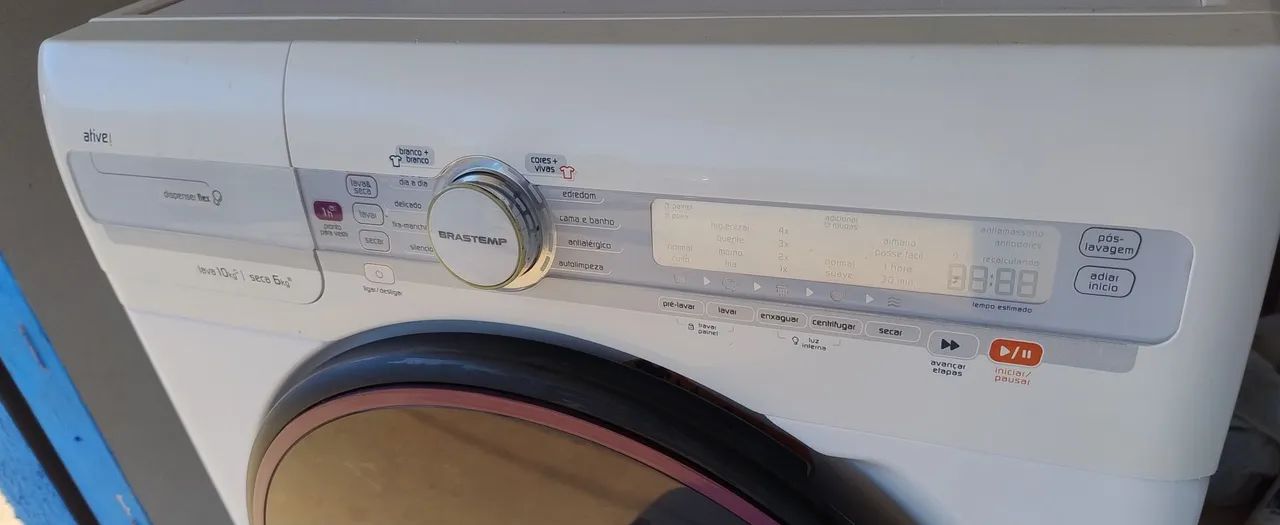 Máquina de lavar Brastemp 10 kg funcionando perfeitamente!!! - Foto 5