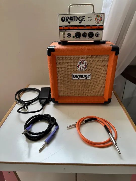 Amplificador Orange Micro Terror + Caixa Orange ppc 108.
