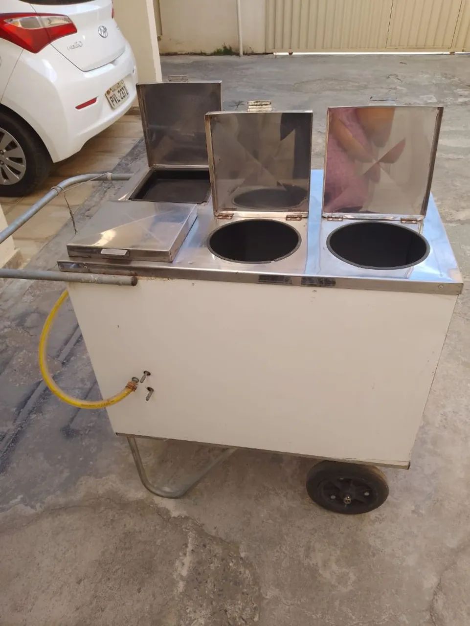 Fogão Industrial Compacto em alumínio ( Conservado )  - Foto 2