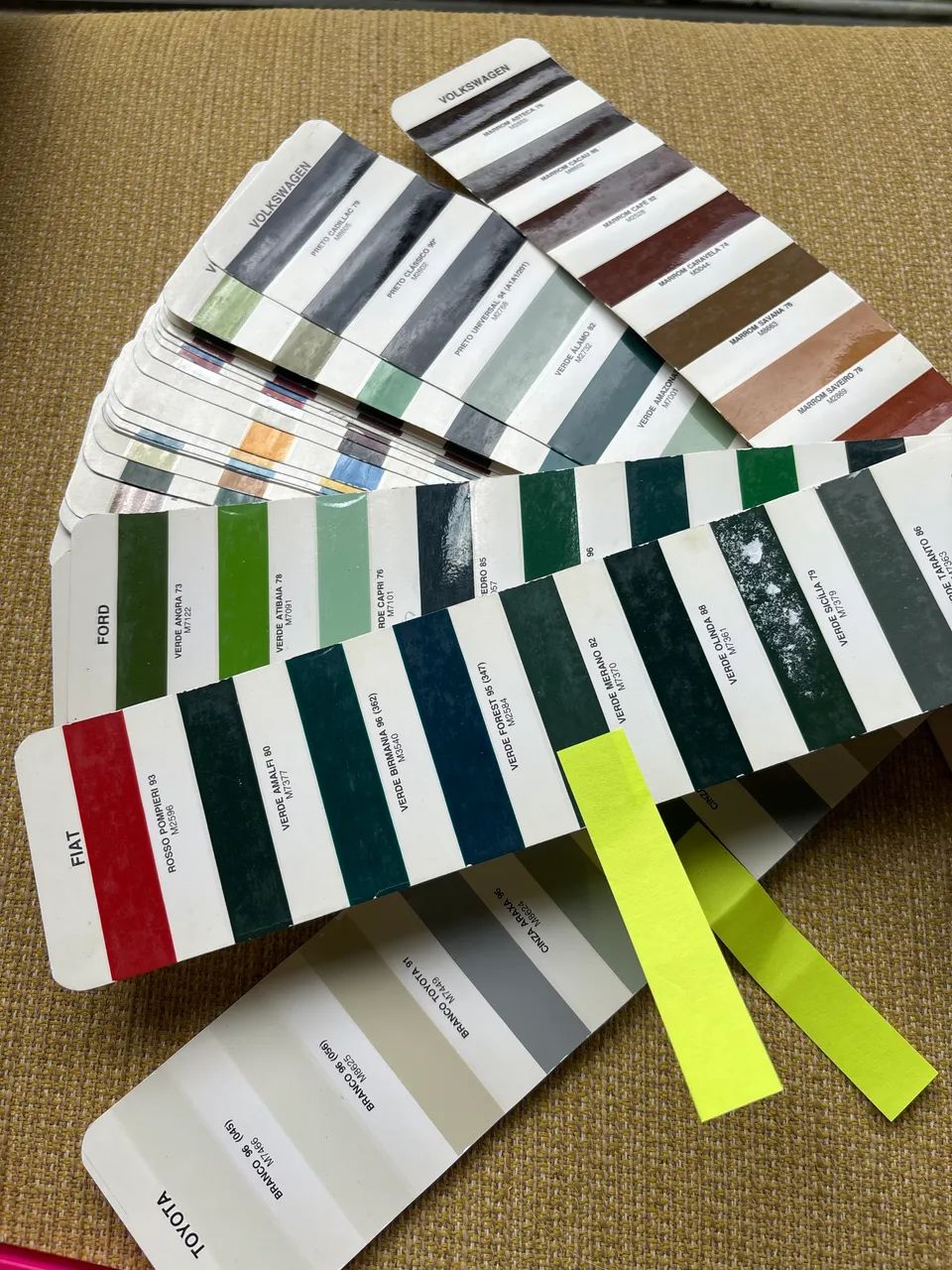 Catálogo de tintas automotivas  1996 - Foto 3