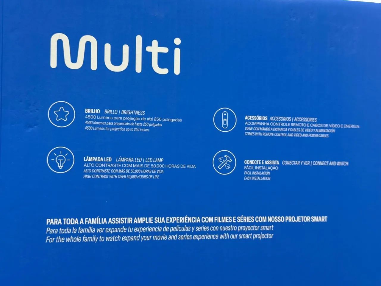 Projetor Multi Smart Screen LED 4500 lumens  - Foto 2