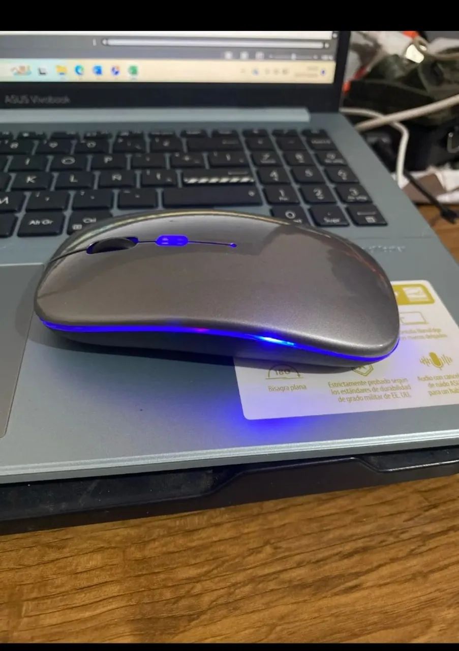MOUSE SEM FIO RECARREGÁVEL  - Foto 2