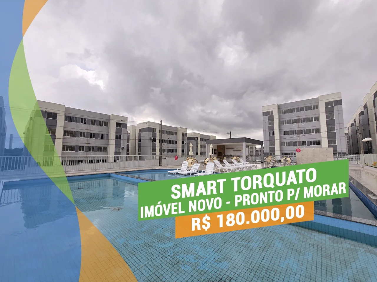 Cond. Smart Torquato I - 2 Quartos - Colônia Terra Nova
