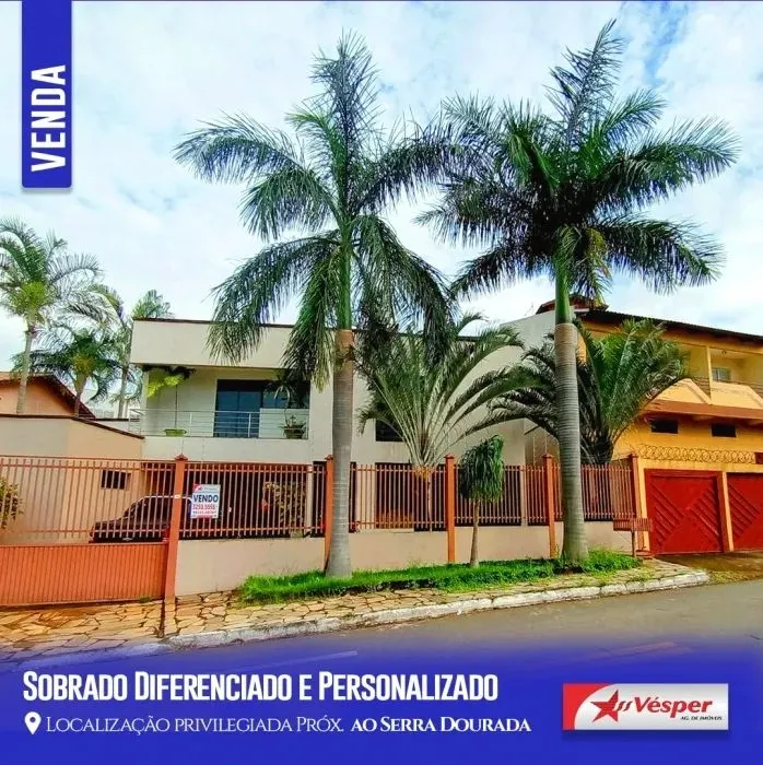 Sobrado imponente no bairro Jardim Goiás, em Goiânia-GO