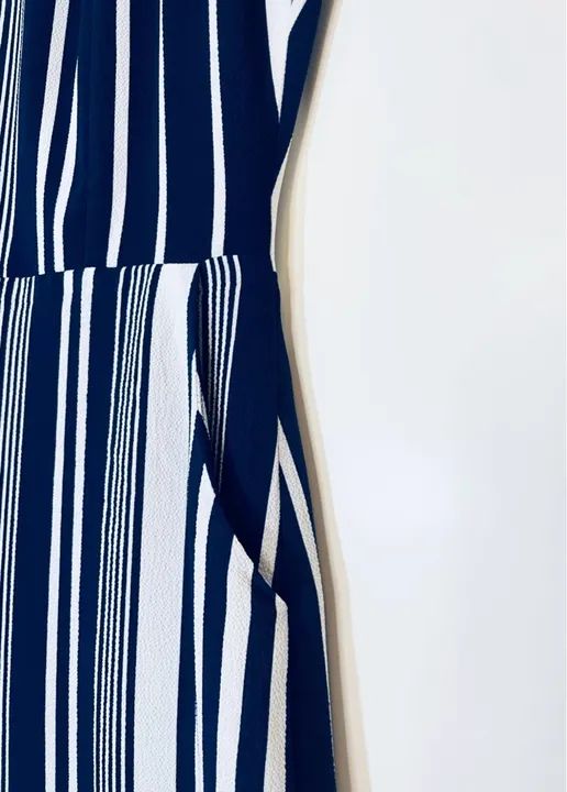 Vestido listras azul e branco tam PP Cia da Roupa - Foto 6