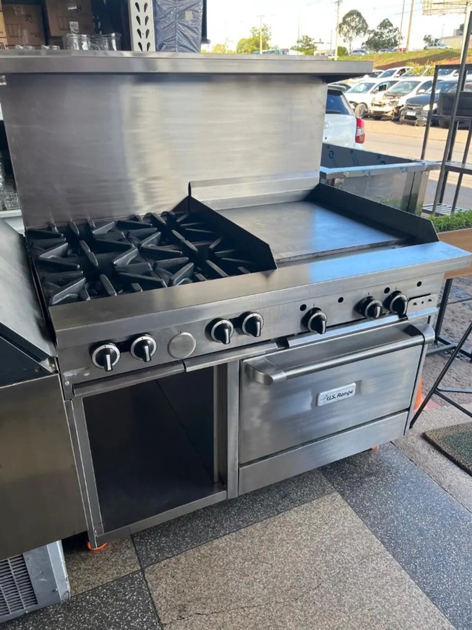 Fogão, Chapa e Forno 3x1 à Gás  - Foto 2