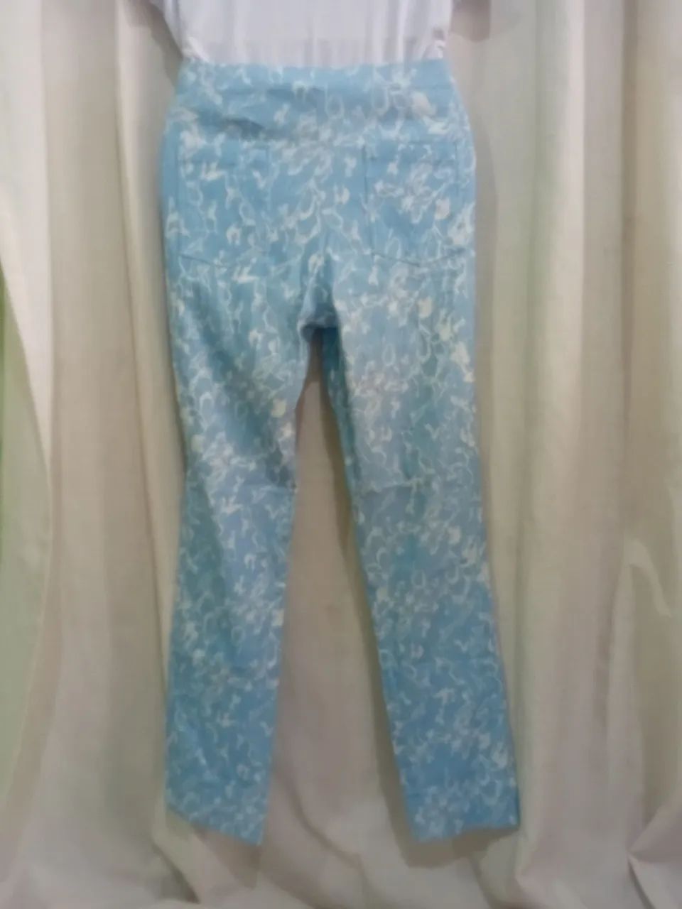 Calça capri Azul Floral - Foto 2