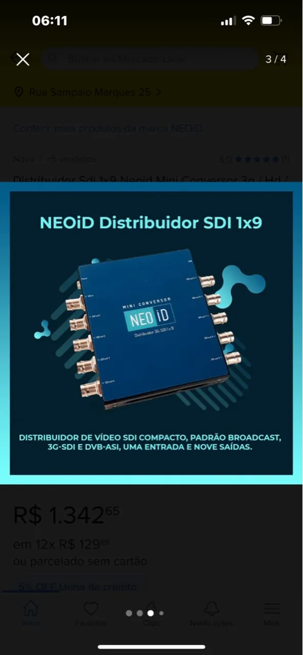 Amplificador de Distribuição SDI 1x9 NeoiD