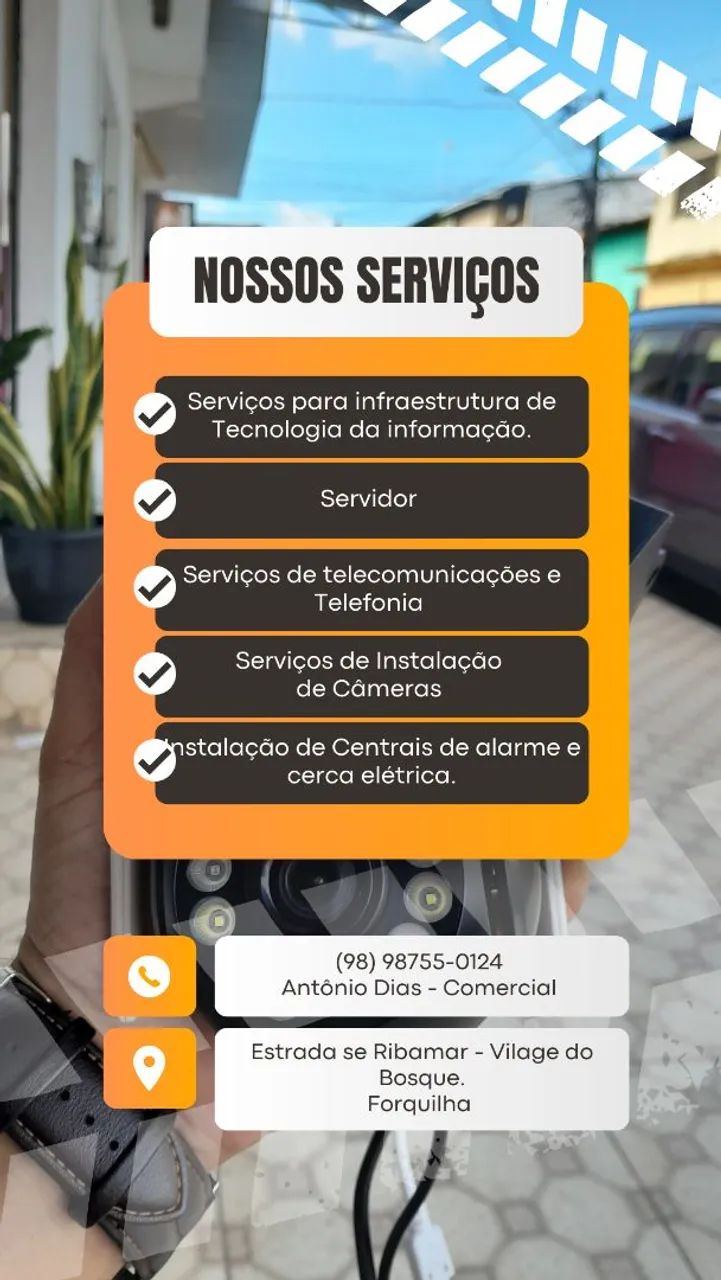 Serviços de Cabeamento e Câmeras 