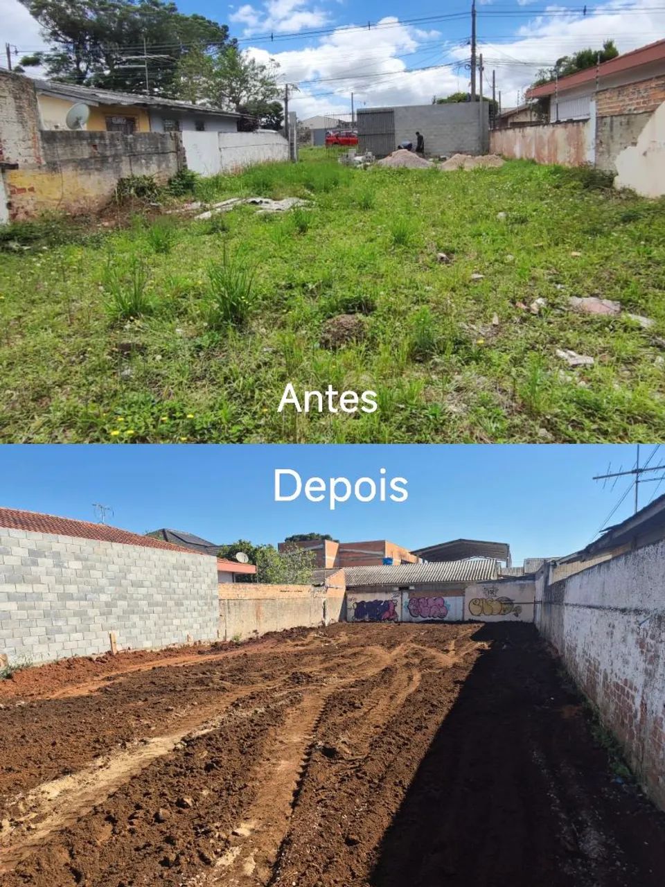  Remoção de Vegetação e entulho|Terraplanagem 
