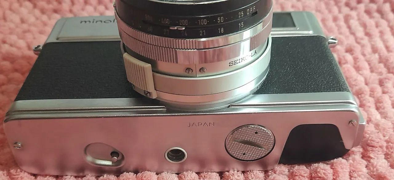 Camera antiga Minolta 7s funcionando  - Foto 3