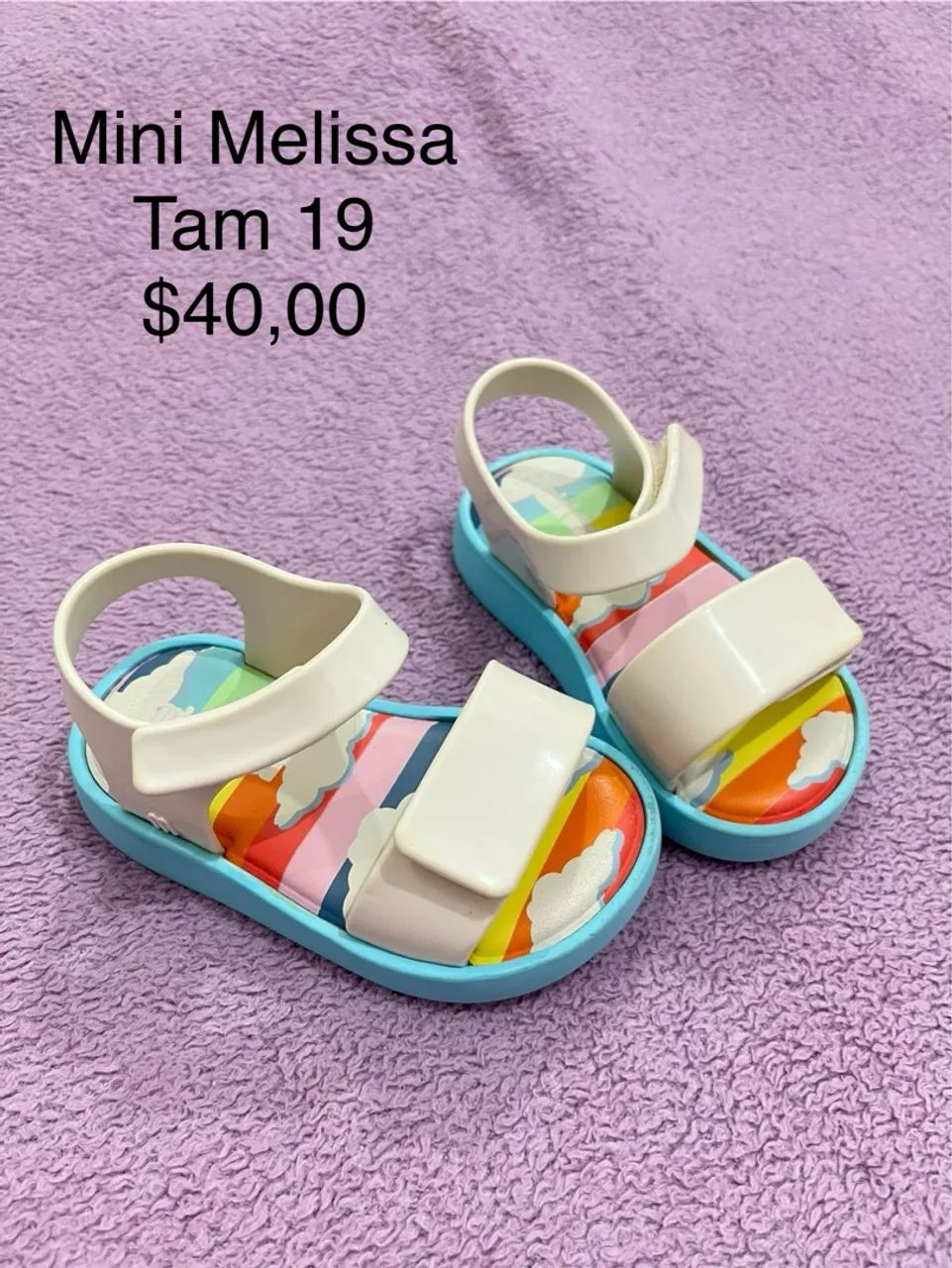 Sandália Mini Melissa Tam 19