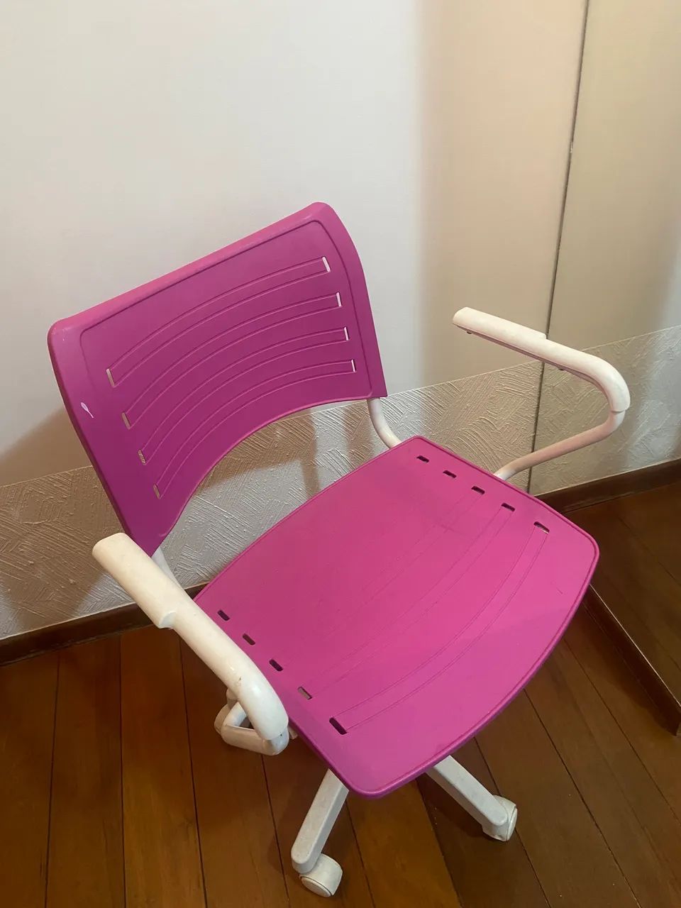 Cadeira de estudo escritório rosa - Foto 2