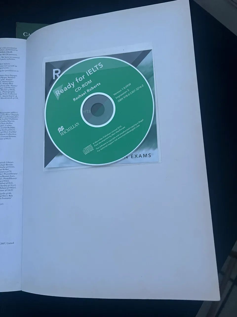 Ready for IELTS - Coursebook (Macmillan Exams), de Sam McCarter, com CD-ROM. - Foto 3