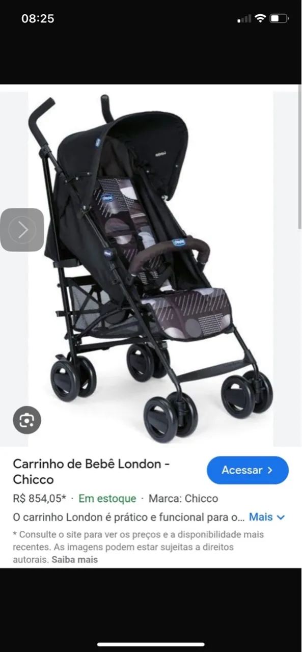 Carrinho de Bebê London - Chicco