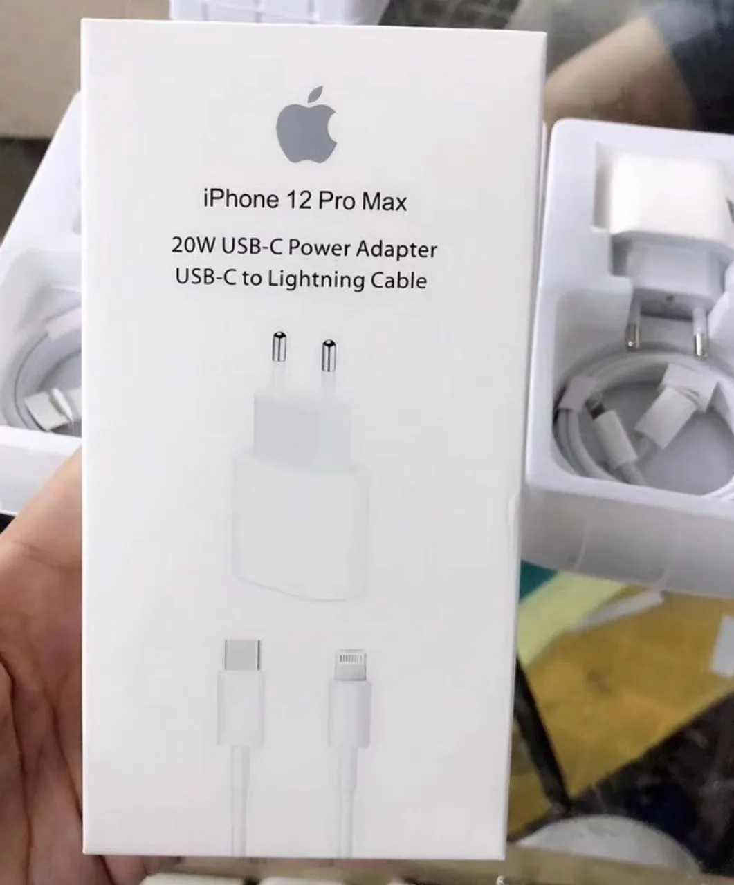 Carregador Iphone Turbo 20W Completo com Fonte + Cabo Lightning Usb-C