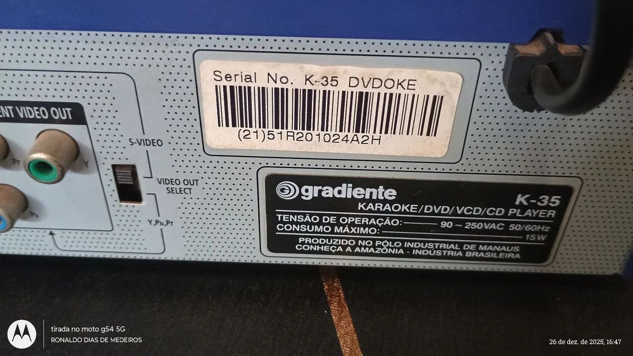 Dvd okê gradiente ( usar peças)  - Foto 3