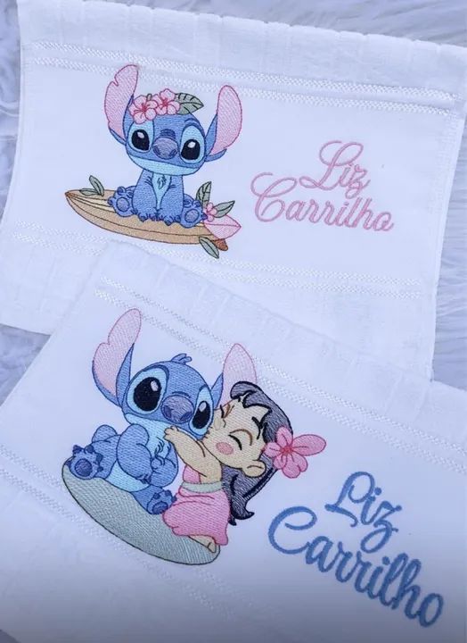 Garrafa de água personalizada Stitch - Maria e Clara - Foto 2