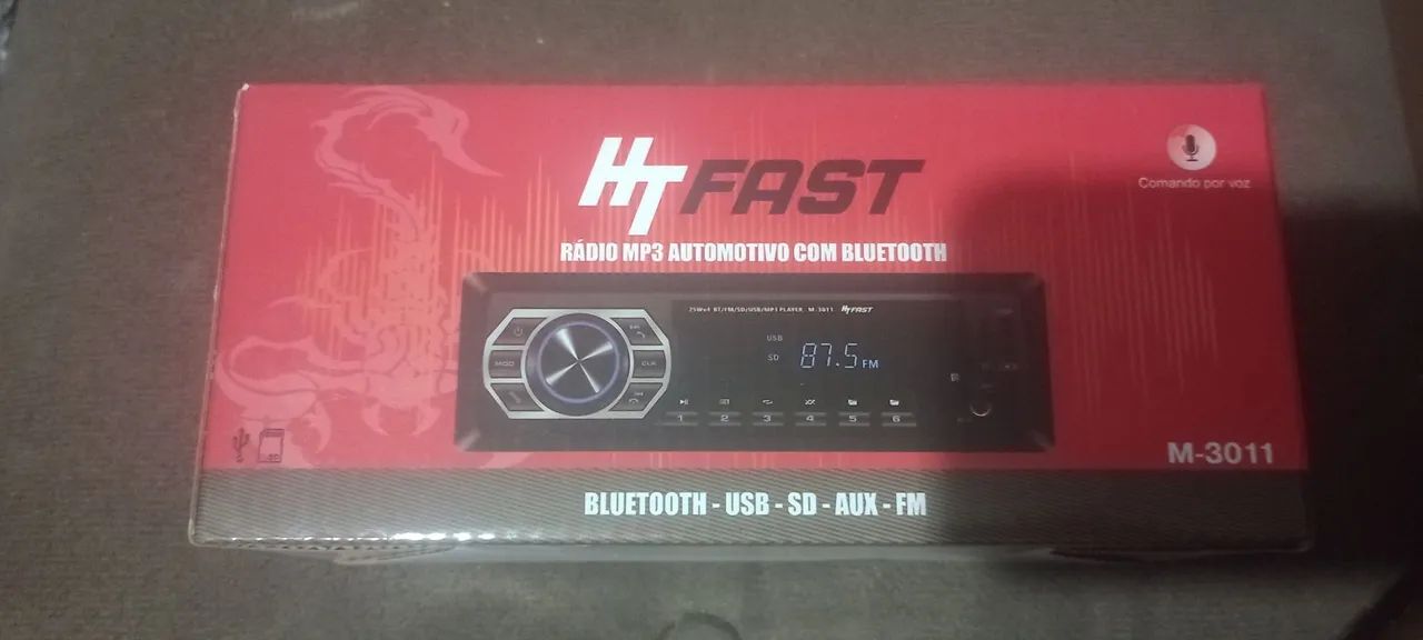 Som com bluetooth usb sd aux fm - Foto 3