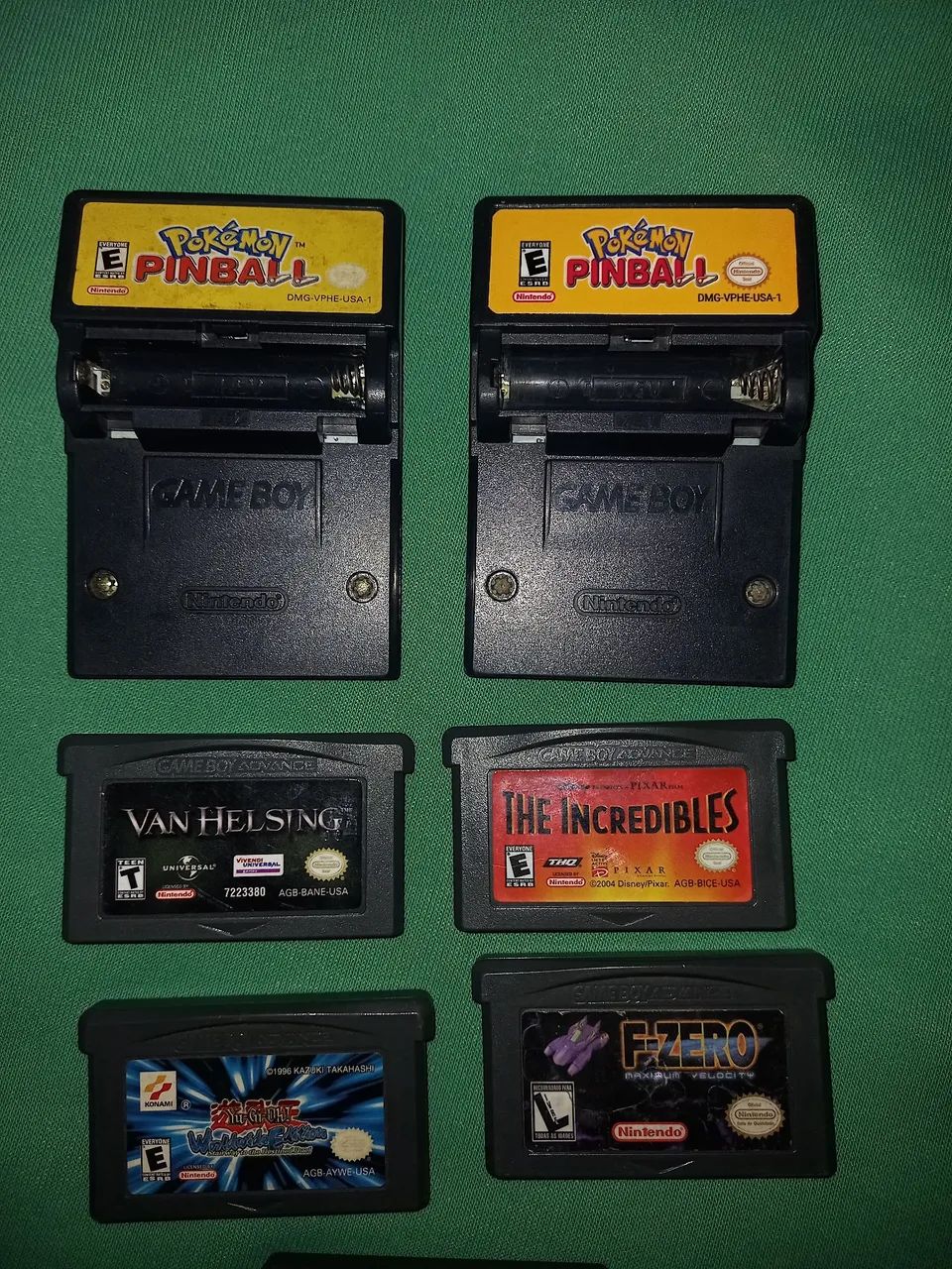 Lote de jogos para Game Boy e Game Boy Advance