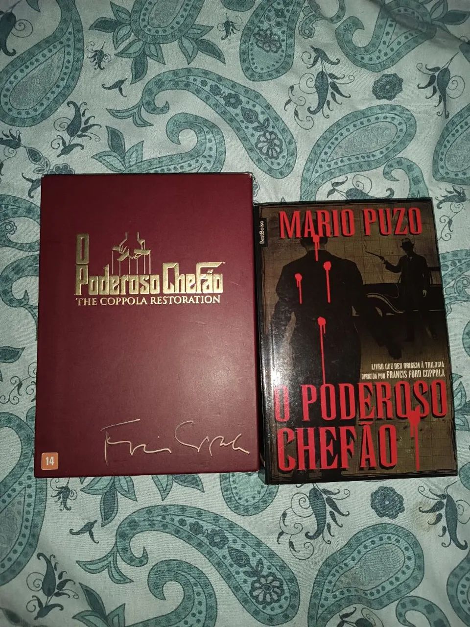 Livro O Poderoso Chefão + Box filmes 