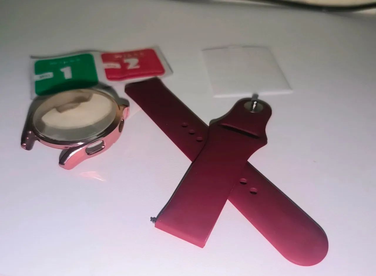 Pulseira, película e capinha para Samsung watch4 de 40mm