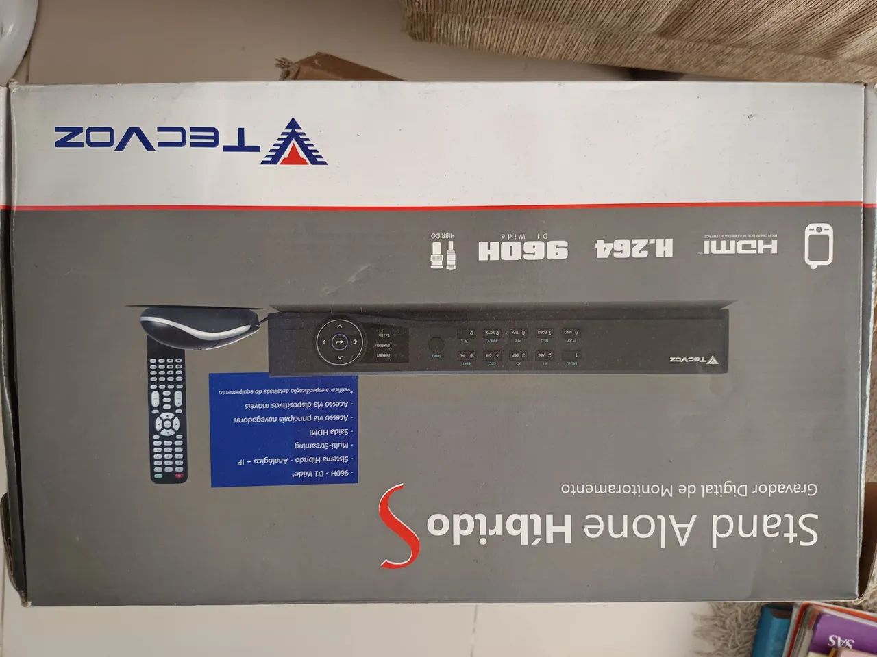 Gravador Digital de Monitoramento Stand Alone Híbrido Tecvoz